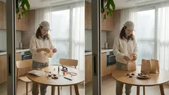 커피 필터로 5분 만에 완성하는 미니 기프트 백 선물 포장법