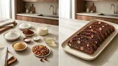 쌀가루로 만드는 글루텐프리 초코 비스코티—두 번 구워 오래 바삭하게