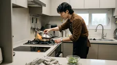 주방 화재 막는 조리복 체크리스트, 헐렁한 소매가 위험한 이유