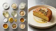 오카라(생비지)로 더 촉촉하게—레몬 쌀가루 케이크 간단 레시피