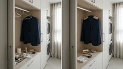 휴지심 하나로 옷걸이 어깨 자국 줄이는 초간단 옷장 정리 팁