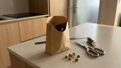 세쓰분 콩뿌리기, 갈색 봉투로 콩주머니 만들기 초간단 가이드