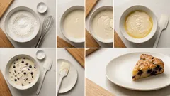 쌀가루+순두부로 촉촉하게: 블루베리 듬뿍 간단 케이크 레시피