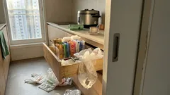 비닐봉지 사각 접기 8단계로 서랍 속 봉지 산 한 번에 정리하기