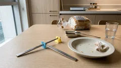 버리기 전 10초, 빵봉지 클립으로 젓가락받침 만드는 2가지 방법