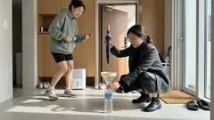 빈 페트병 하나로 우산 물기 받이 만드는 법, 비 오는 날 현관이 뽀송해져요