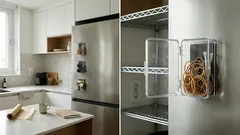 다이소 마그넷 스윙 케이스로 고무줄·클립을 ‘손 닿는 곳’에 수납하는 법