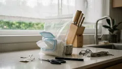 지퍼백 하나로 3분 완성, 방수 휴대용 티슈 케이스 만들기