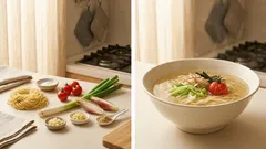 냉장고 채소로 완성하는 비건 소금 라멘—맑고 깔끔한 한 그릇