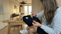 매듭 없이도 튼튼하게, 초보를 위한 단추 달기 3단계