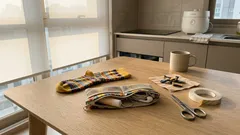 한 짝 양말로 10분 만에 완성하는 칸막이 파우치 만들기